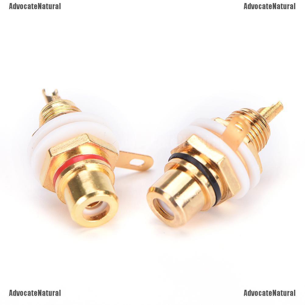 Set 10 Ổ Cắm Rca Mạ Vàng 24k Cao Cấp | BigBuy360 - bigbuy360.vn