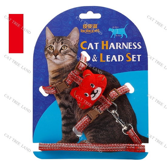 DÂY DẮT CHÓ MÈO KÈM ĐAI YẾM NGỰC - VÒNG CỔ CHÓ MÈO - DÂY XÍCH DẮT THÚ CƯNG ĐI DẠO