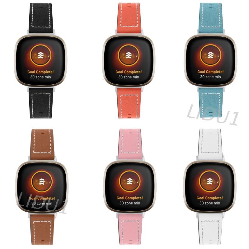 Dây Đeo Vải Da Thay Thế Cho Đồng Hồ Thông Minh Fitbit Versa 3