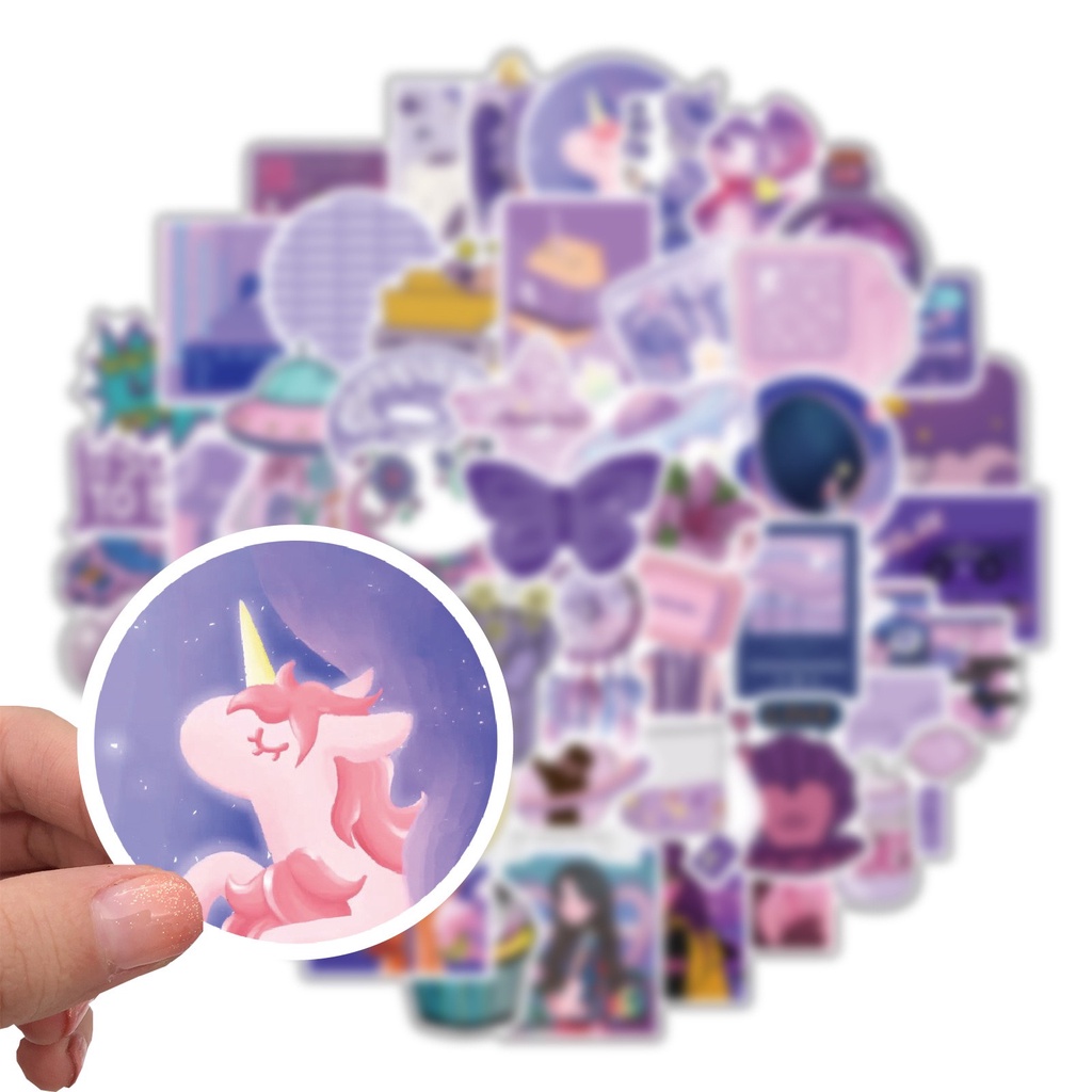 H158 - Sticker Hình Cô Gái - PVC/ Hình dán Chống nước