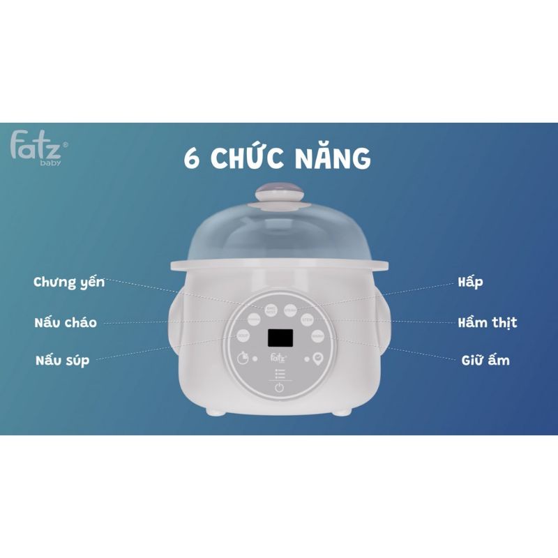 Nồi hầm cách thuỷ 2 tầng 1.0L - STEW 2 - FB9110ZT