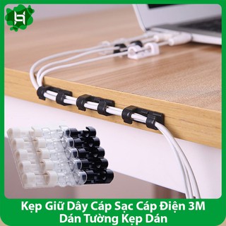 Kẹp Giữ Dây Cáp Sạc Cáp Điện 3M Dán Tường