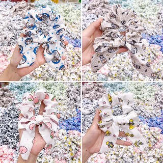 Scrunchies Nơ mix mẫu