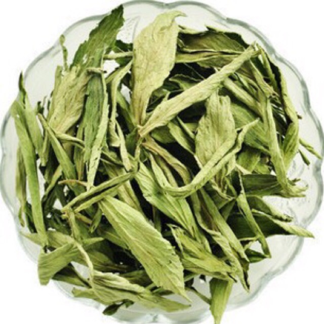 [ 50gr ] Trà cỏ ngọt hữu cơ cao cấp ( lá cỏ ngọt sấy khô )  - trà cỏ ngọt đã được tách thân