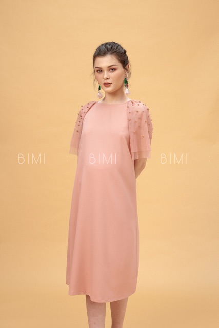 ĐẦM HỒNG TAY LƯỚI - BIMI