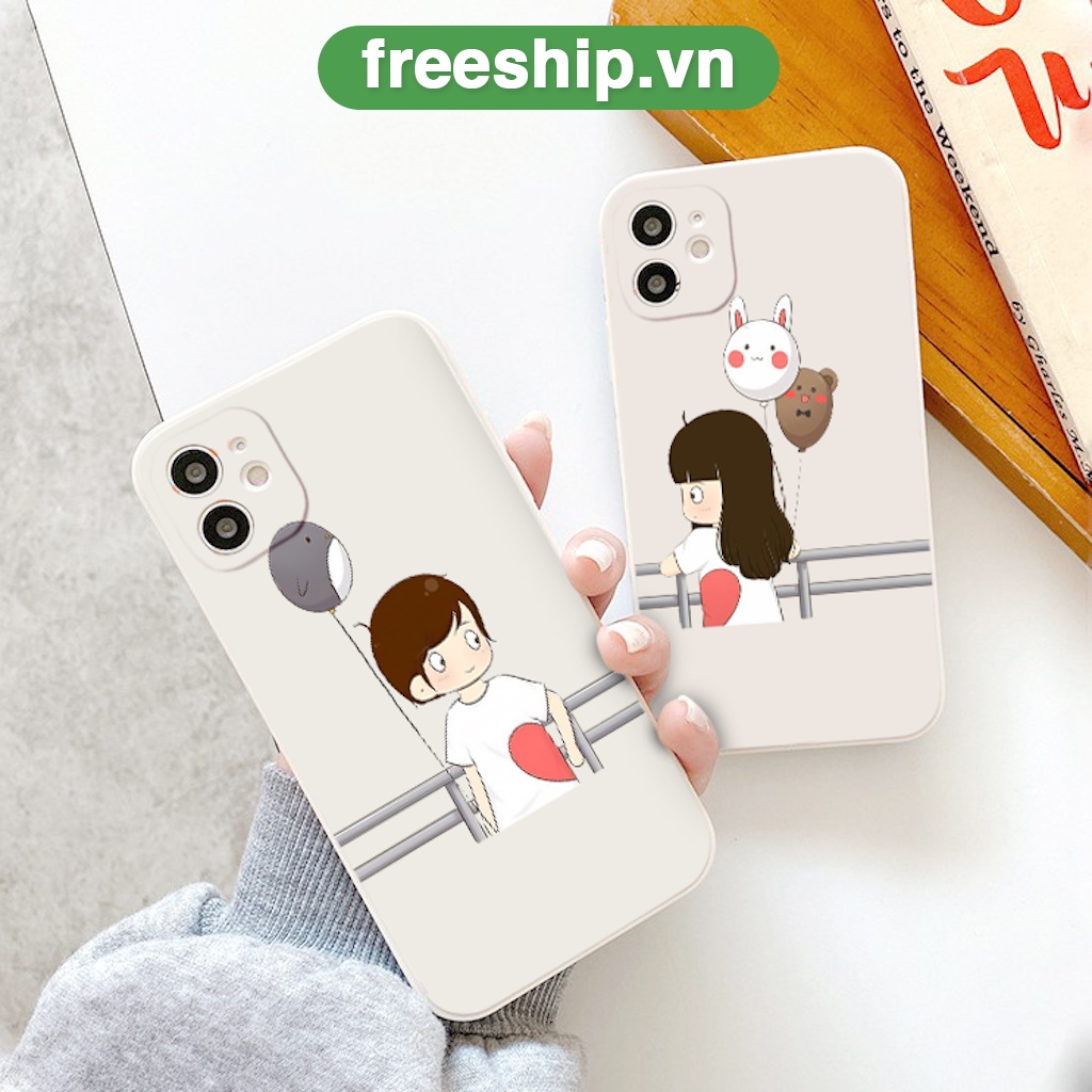 Ốp iphone couple cầm bóng bay ốp cặp đủ mã 6/6plus/6s/6splus/7/7plus/8/8plus/x/xs/xr/xsmax/11/12/13/pro/max