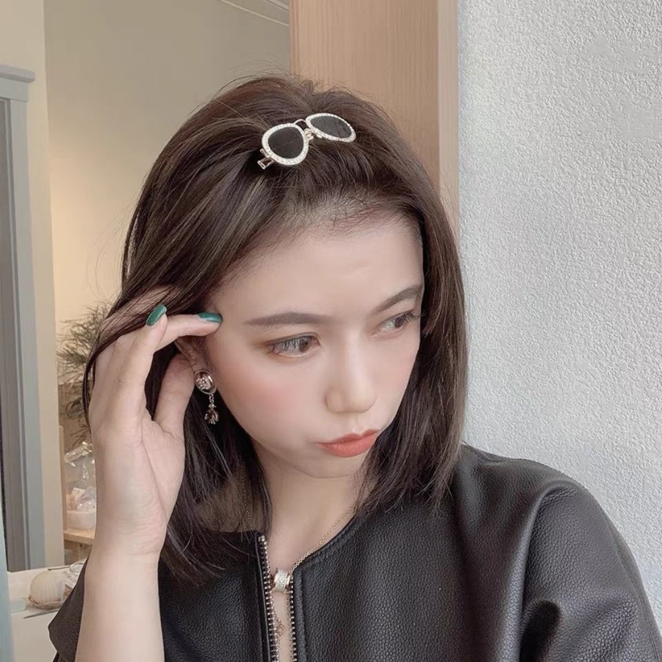 Kẹp Tóc Hình Mỏ Vịt Màu Đen Ngọt Ngào Phong Cách Hàn Quốc Cho Nữ