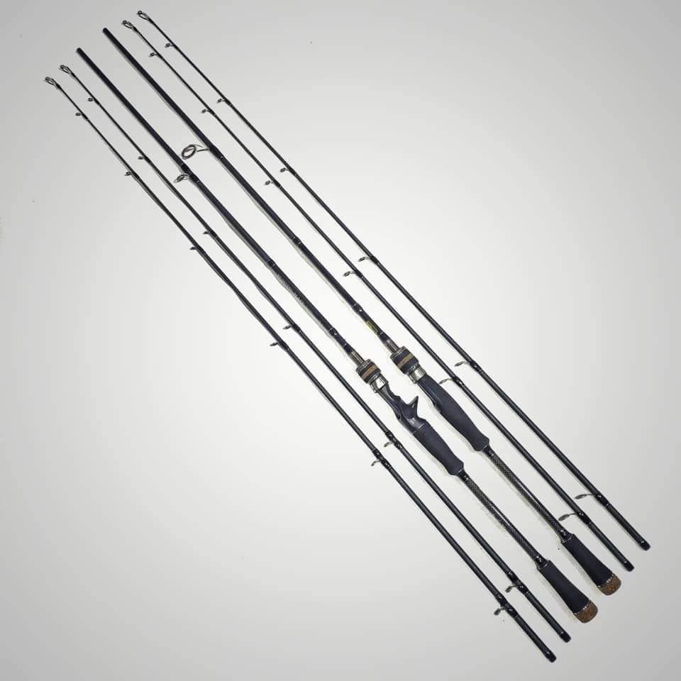 Cần câu lure hunting black Cần câu cá 2 ngọn SIÊU KHỎE