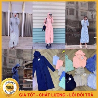 Áo Chống Nắng Toàn Thân💖FREE SHIP💖Dáng Dài Dư Xịn - Chất Đẹp Thông Thoáng - Cực Mát