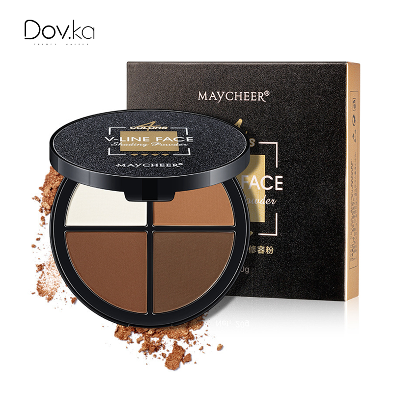 [Hàng mới về] Bảng phấn tạo khối bốn màu sắc tạo khuôn mặt chữ V | BigBuy360 - bigbuy360.vn