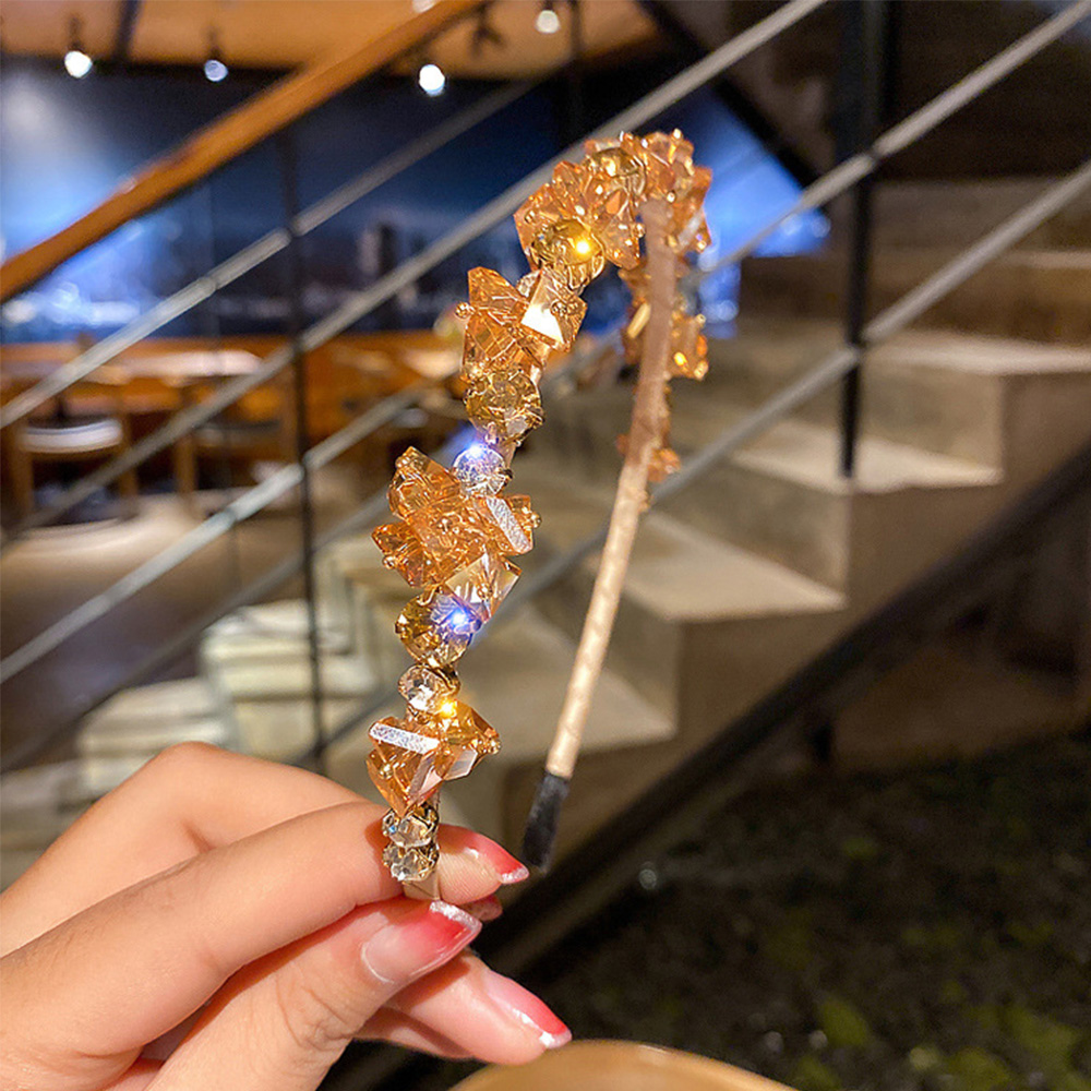 Băng Đô Cài Tóc Bằng Hợp Kim Kiểu Dáng Sang Trọng Cho Nữ