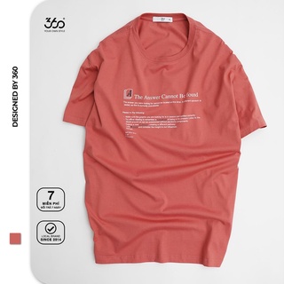 Áo phông nam ngắn tay màu hồng đỏ local brand 360 BOUTIQUE - Made in Vietnam
