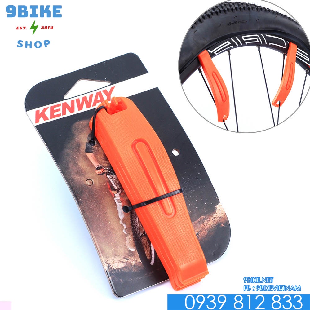 Bộ 3 cây nạy vỏ xe đạp nhựa Kenway