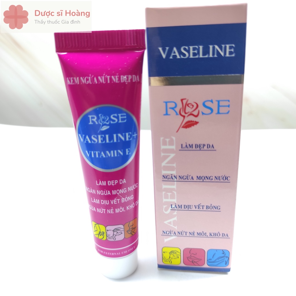 Kem Nẻ Vaseline Rose - Làm Đẹp Da, Làm Dịu Vết Bỏng