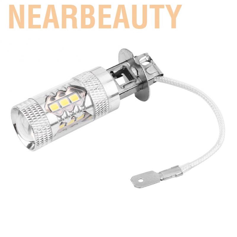 2 Bóng Đèn Led Ban Ngày H1 H3 12v-24v 80w Cho Xe Hơi