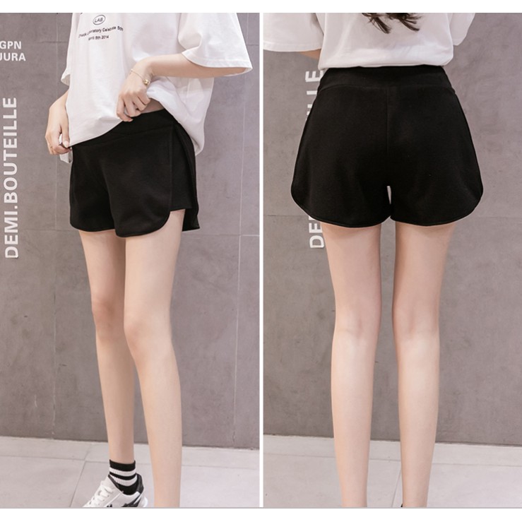 Quần Short Thể Thao Lưng Thấp Thời Trang Mùa Hè Cho Mẹ Bầu