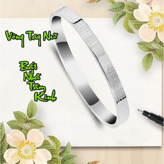Sỉ vòng tay bát nhã tâm kinh hình ovan màu trắng - Đeo tay vạn sự may