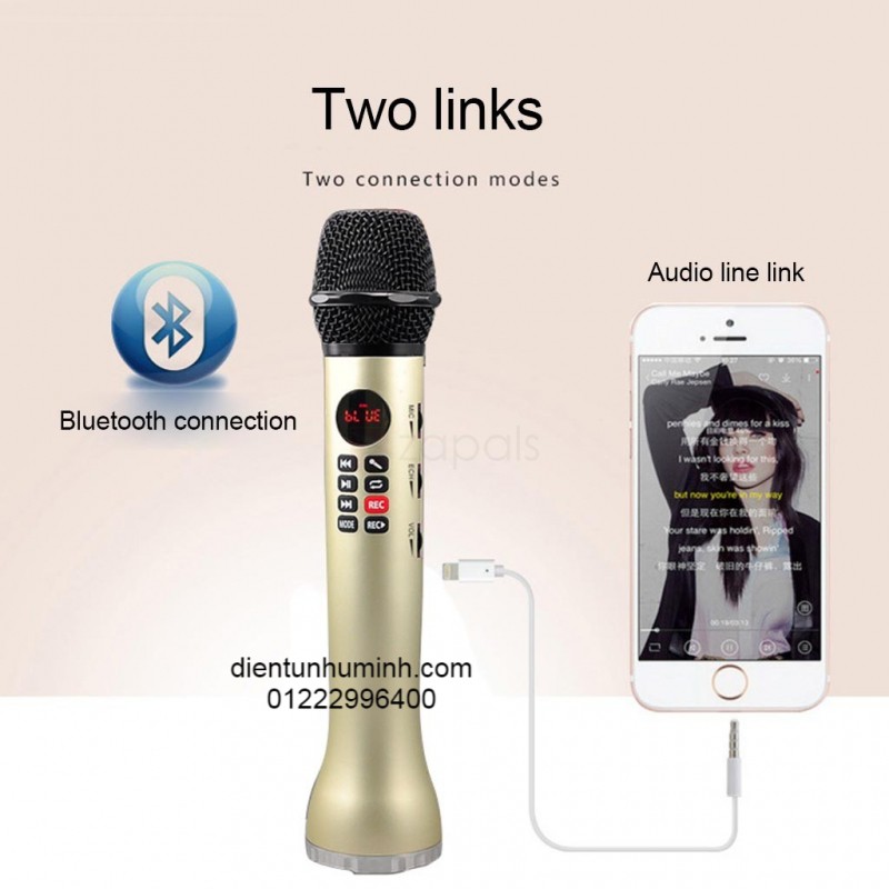 Micro Loa Bluetooth L-598 Karaoke Thời Thượng Cực Hay