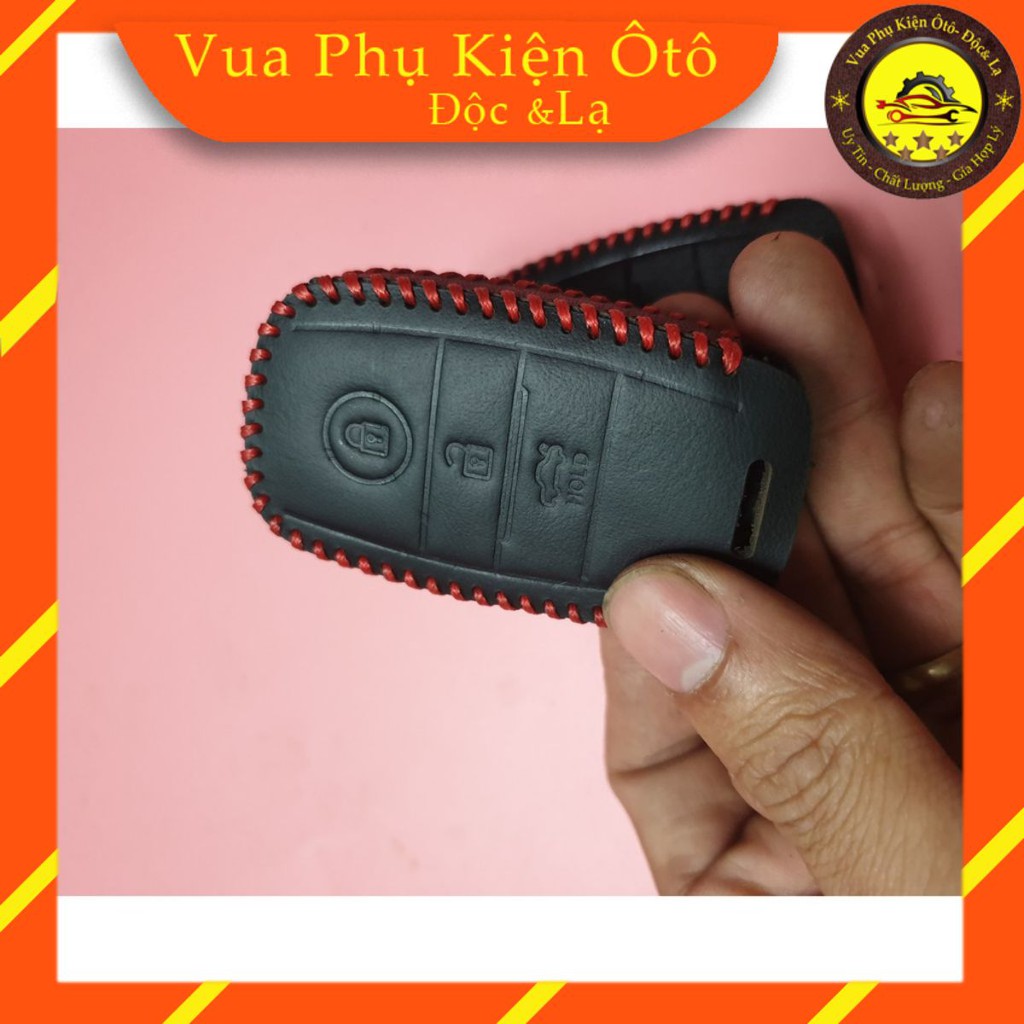 Bao da chìa khóa Cerato 2016-2018, K3, Sorento- Tặng móc chìa khóa+ Dây đeo+Thẻ SĐT