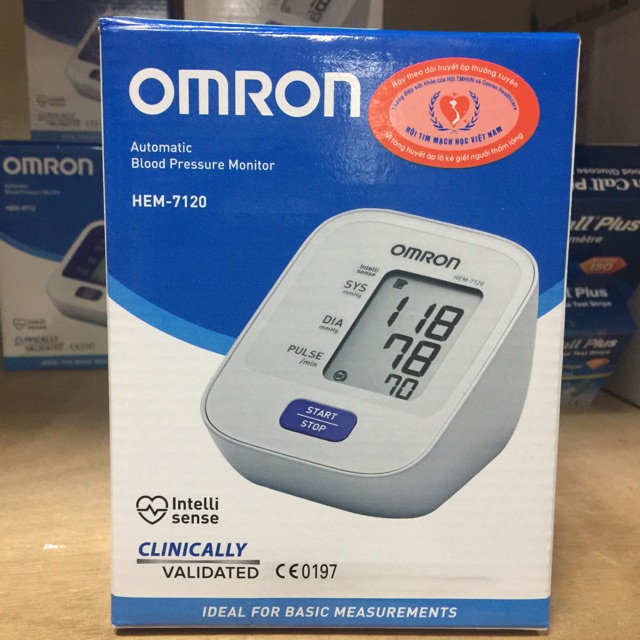 Máy huyết áp Omron HEM-7120 đo huyết áp gia đình bảo hành 5 năm chính hãng
