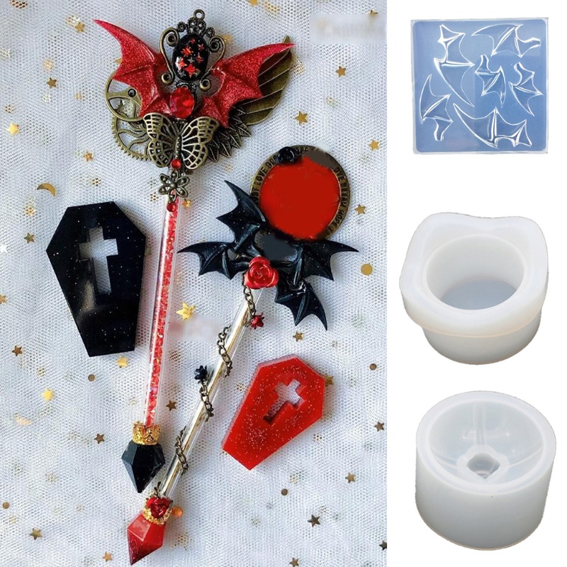 Bộ Khuôn Silicone Hình Dơi Dùng Làm Trang Sức DIY