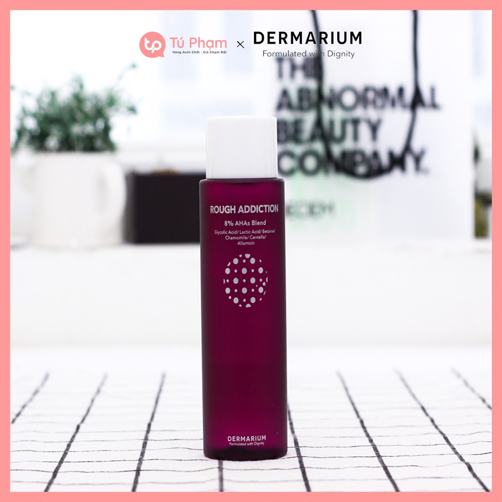 Nước Hoa Hồng Dermarium Rough Addiction 8% AHAs Blend 150ml