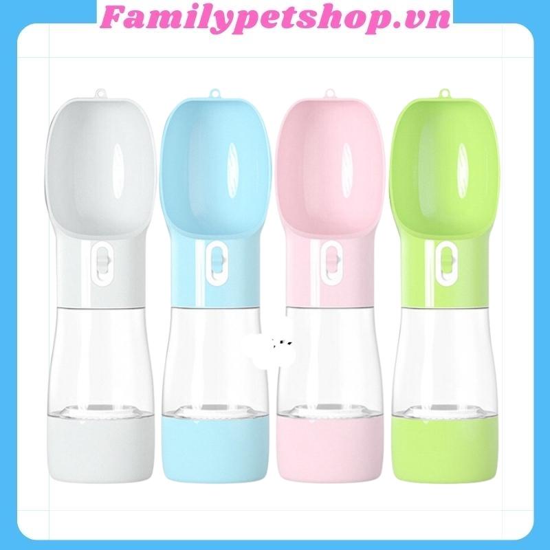 Bình nước di động cho chó mèo sử dụng khi đi dạo-đi du lịch-familypetshop.vn