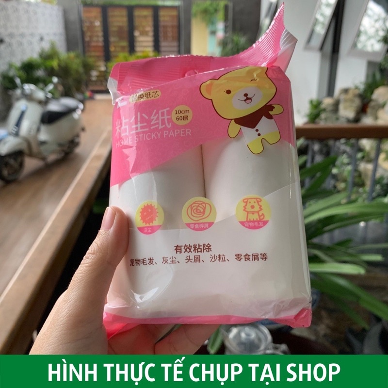 Cây Lăn Bụi Tặng Kèm 2 Cuộn Lăn Thay Thế