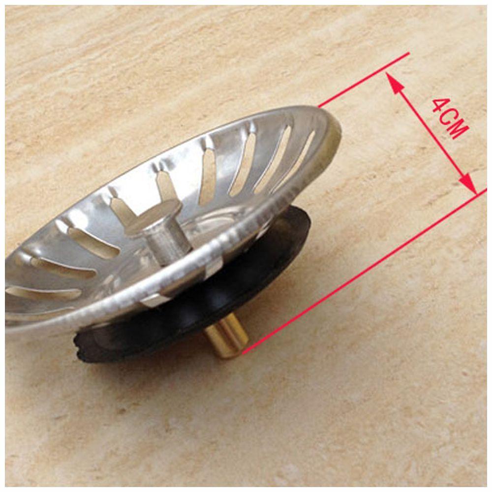 Rổ Lọc Rác Đường Kính 80mm Màu Xanh Lá Cây Mới Cho Bồn Rửa Nhà Bếp