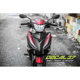 Tem Trùm Exciter 150 Mx King Đen Đỏ