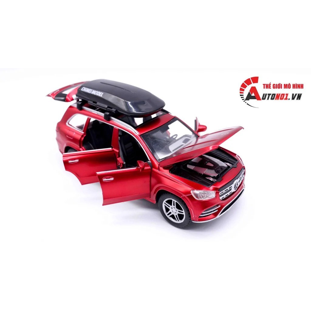 MÔ HÌNH XE MERCEDES GLS-580 RED CÓ MUI 1:32 ALLOY 7439