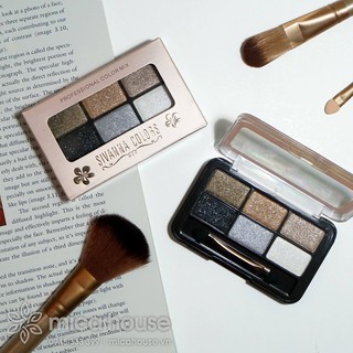 Bảng phấn mắt sivanna colors prfessional colormix 6 ô