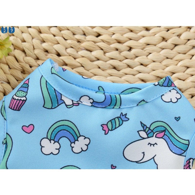 Đầm Chấm Bi Cổ Thắt Nơ Thời Trang Cho Thú Cưng 27