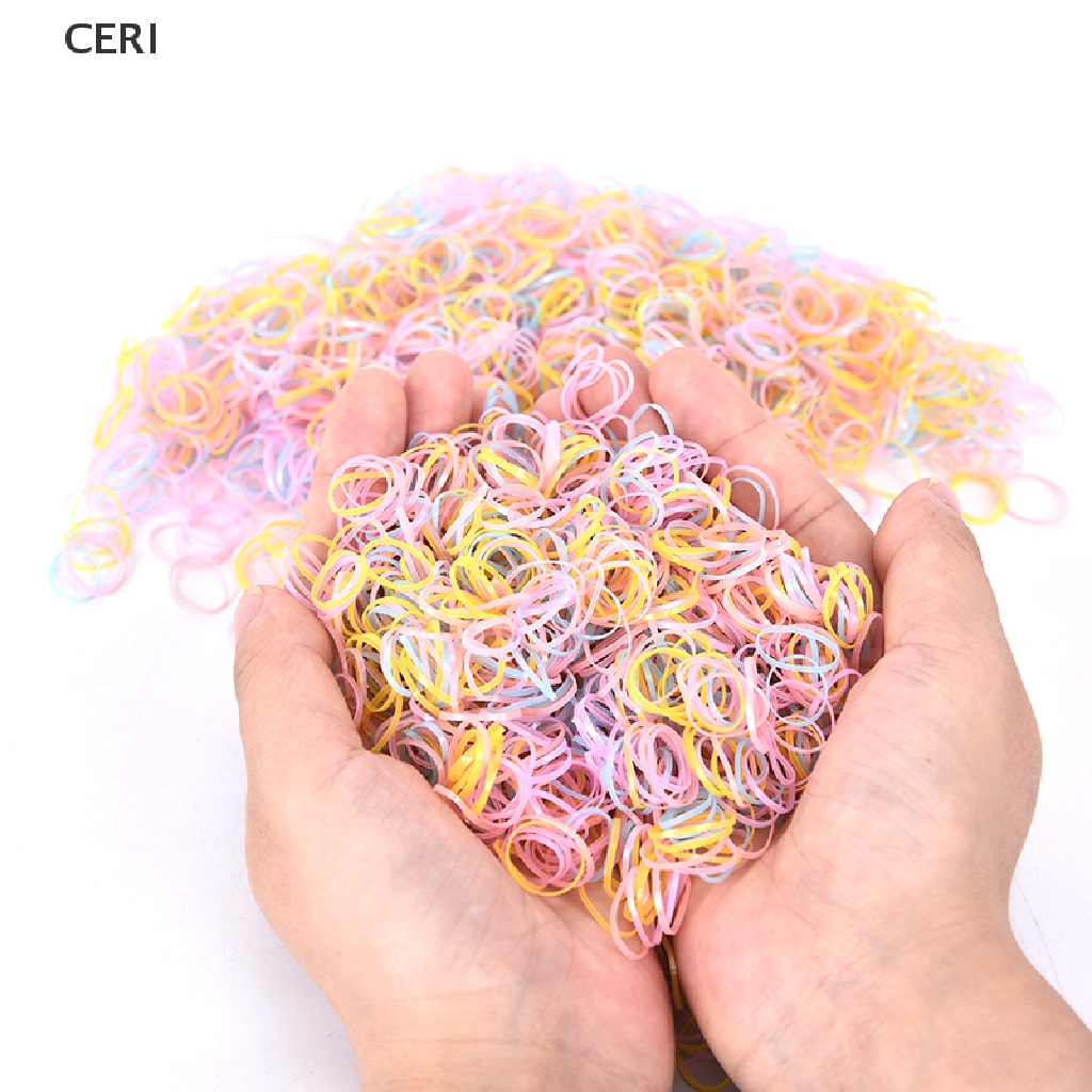 Set 2500 Dây Chun Buộc Tóc Trong Suốt Cho Bé