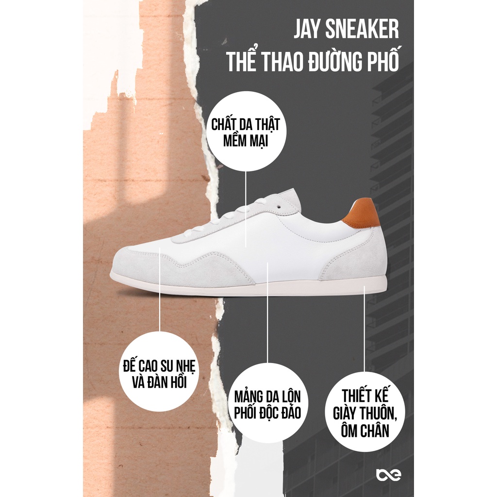 Giày sneaker thể thao nam Jay Sneaker phong cách ulzzang đi học đi chơi đều đẹp BENTONI