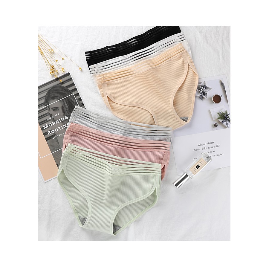 Quần lót nữ gân tăm viền chéo KIZME KQG02 | BigBuy360 - bigbuy360.vn