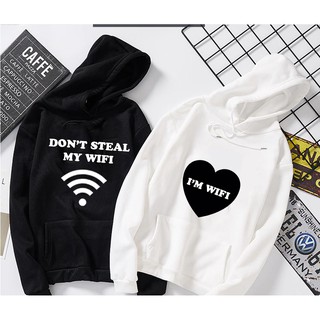 Áo hoodie đôi nam nữ thu đông