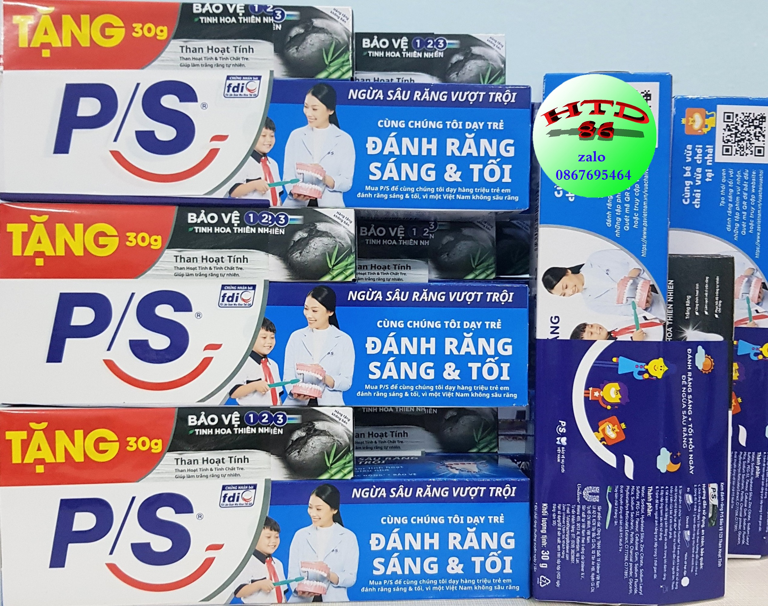 Kem đánh răng P/S 180g - Ngừa sâu răng vượt trội