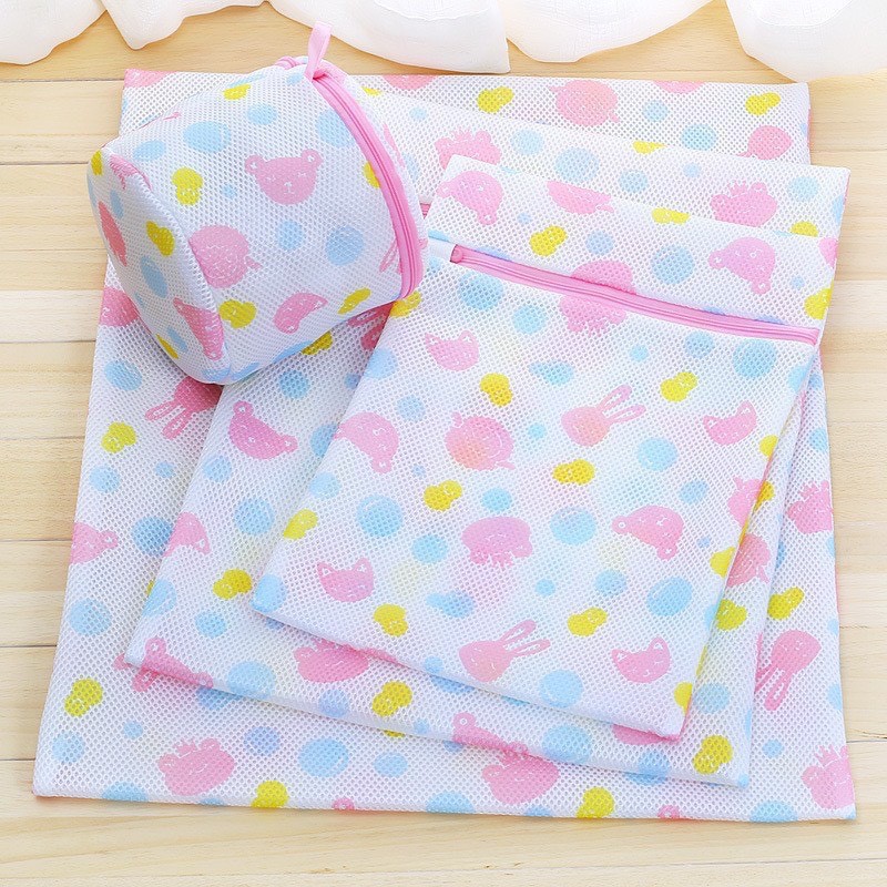 Combo 5 túi lưới giặt đồ máy giặt phân loại quần áo , túi lưới giặt quần áo lót tiện dụng