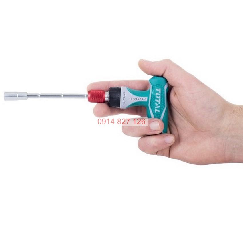 Bộ tua vít 24 chi tiết TOTAL TACSD30186 linh hoạt, chất liệu CR-V, Bh 6 tháng  Kouritsu Official Store
