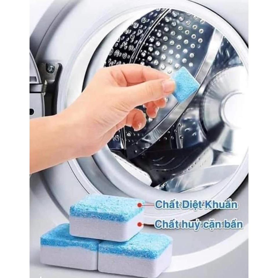 Tẩy lồng máy giặt chống vi khuẩn, nấm mốc hộp 12v (ảnh thật)