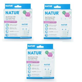 combo 3 hộp túi trữ sữa Natur hộp 30 túi( 120ml)