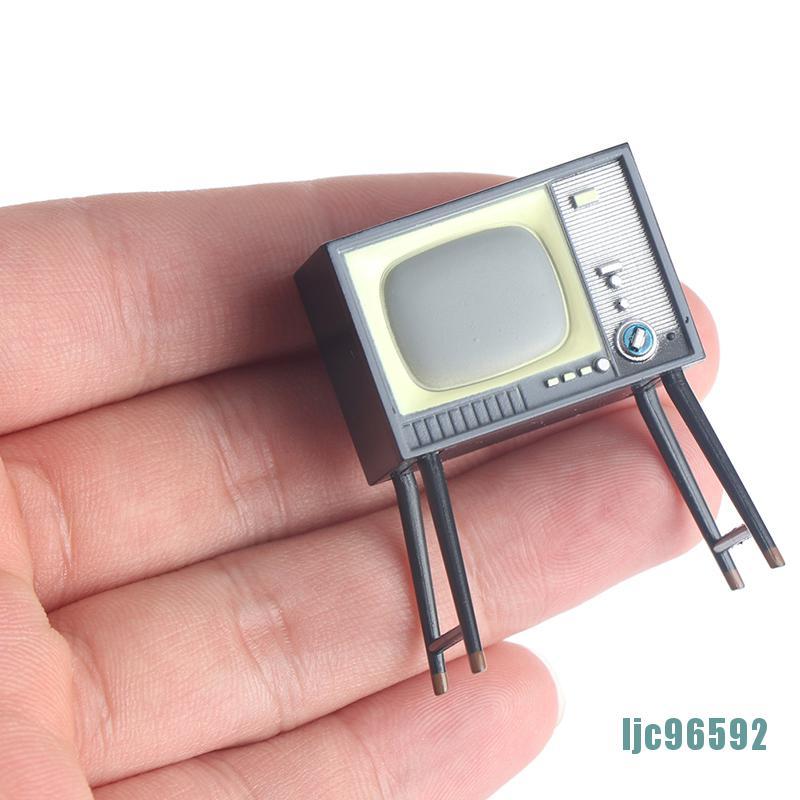 Bộ Bàn Ghế Tv Nội Thất Cho Nhà Búp Bê Ljc96592 Tỉ Lệ 1: 18