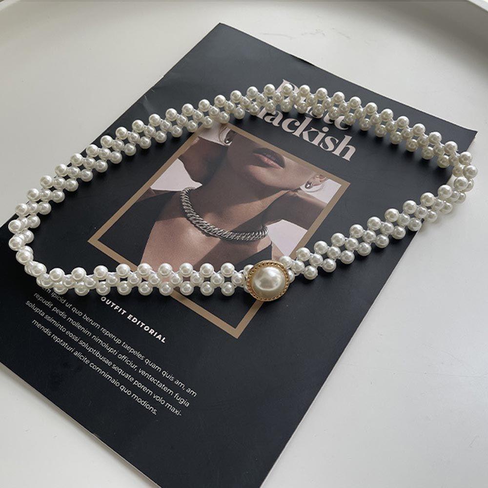 Thắt Lưng Co Giãn Họa Tiết Hoa Lá Thanh Lịch Có Thể Điều Chỉnh Cho Nữ