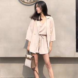 Set Vest nữ 3 món