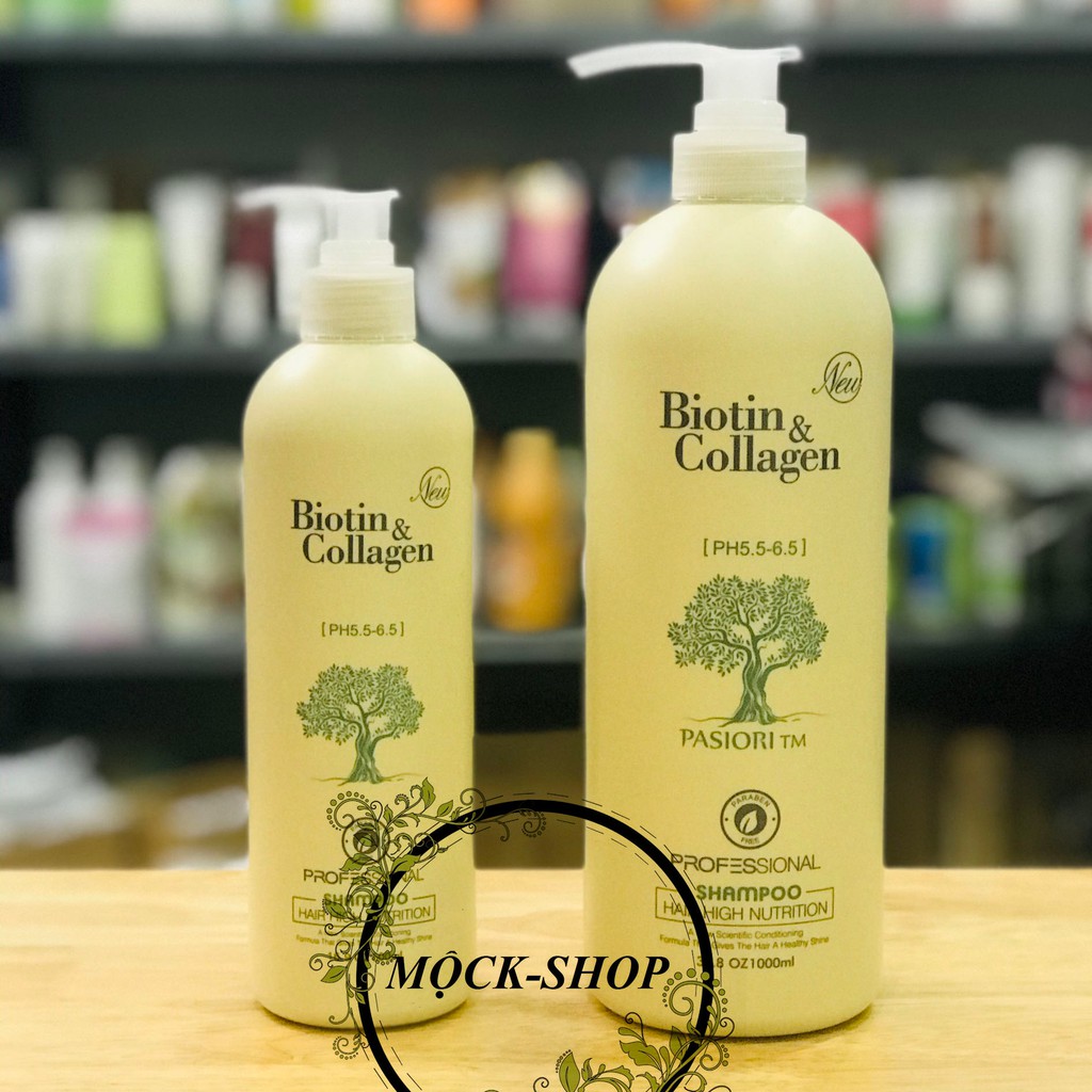 DẦU GỘI XẢ BIOTIN TRẮNG GIẢM RỤNG TÓC PHỤC HỒI KHÔ SƠ HƯ TỔN 1000ml | BigBuy360 - bigbuy360.vn