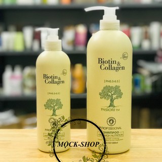 Cặp gội xả BIOTIN COLLAGEN TRẮNG chống rụng tóc của Ý 1000ml