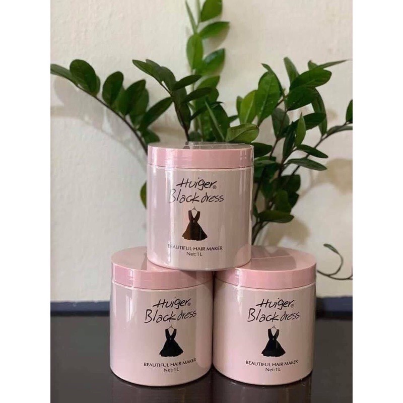 Kem Hấp Ủ Xả HUIGER BLACK DRESS 1000ml