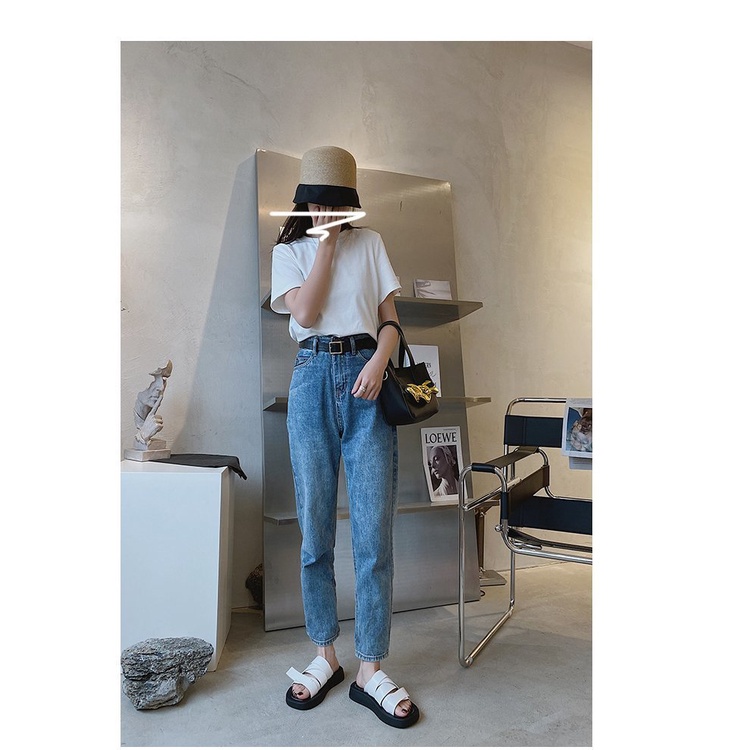 Giày Sandal Mũi Tròn Gót Thấp Cột Dây Chéo Phong Cách Mới Thoải Mái Dễ Phối Đồ