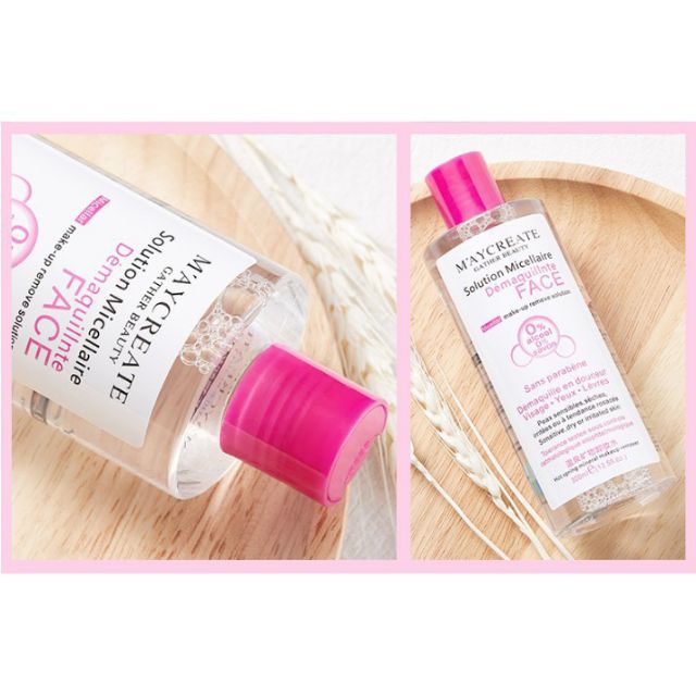 Nước Tẩy Trang Maycreate 300ML - Nước Tẩy Trang Nội Địa Trung Làm Sạch Các Vết Bẩn Trên Da Mặt - 300ML